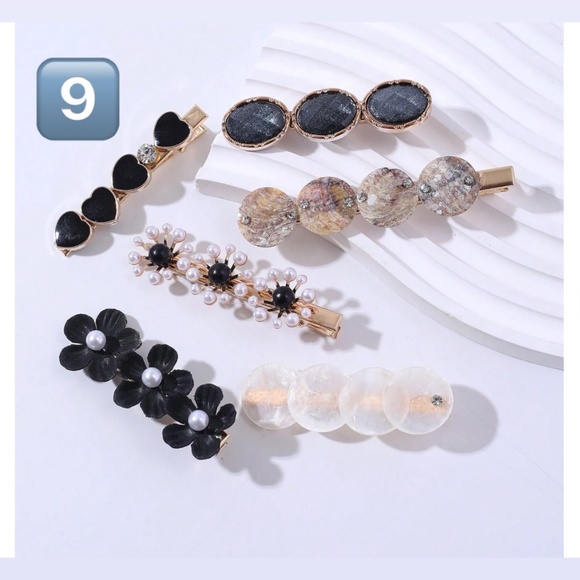 Embellished Hair Clip Sets